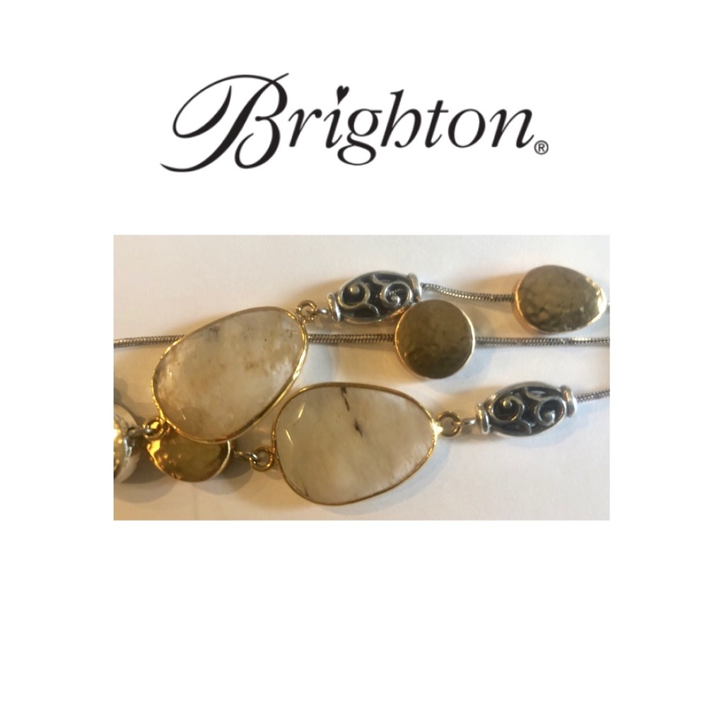 Brighton multi metal and stone bracelet